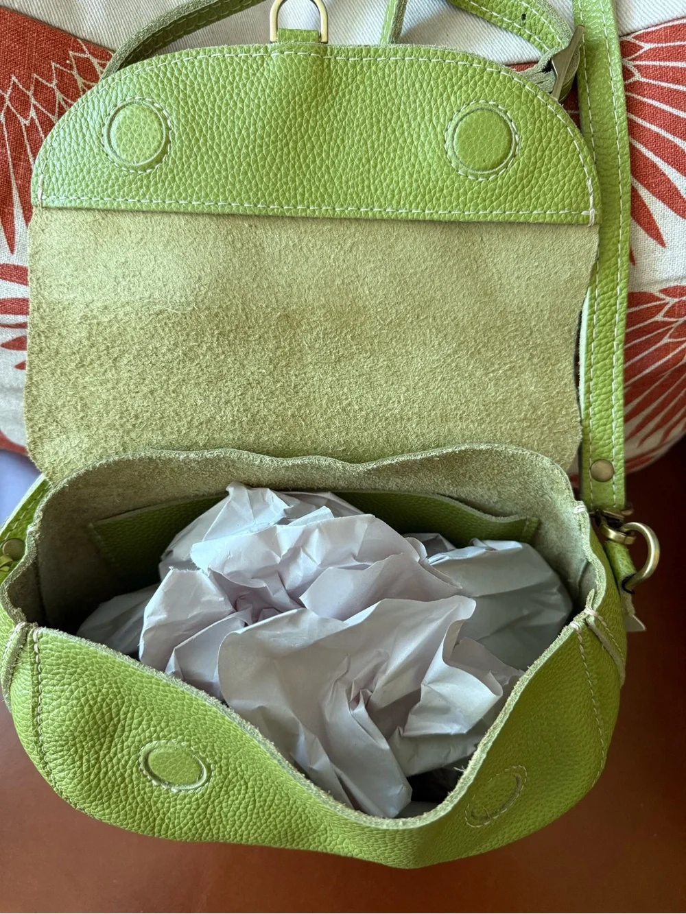 Portland Leather Large Monaco in Wasabi! 💚 - Picture 4 of 4